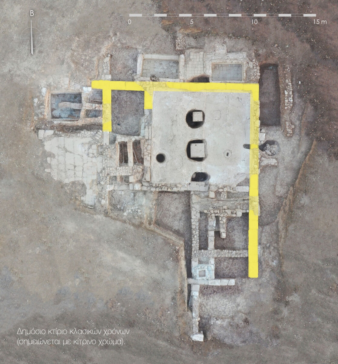 Fig. 2. Systematic archaeological research of ancient Tenea, 2022. Image source: Ministry of Culture and Sports.