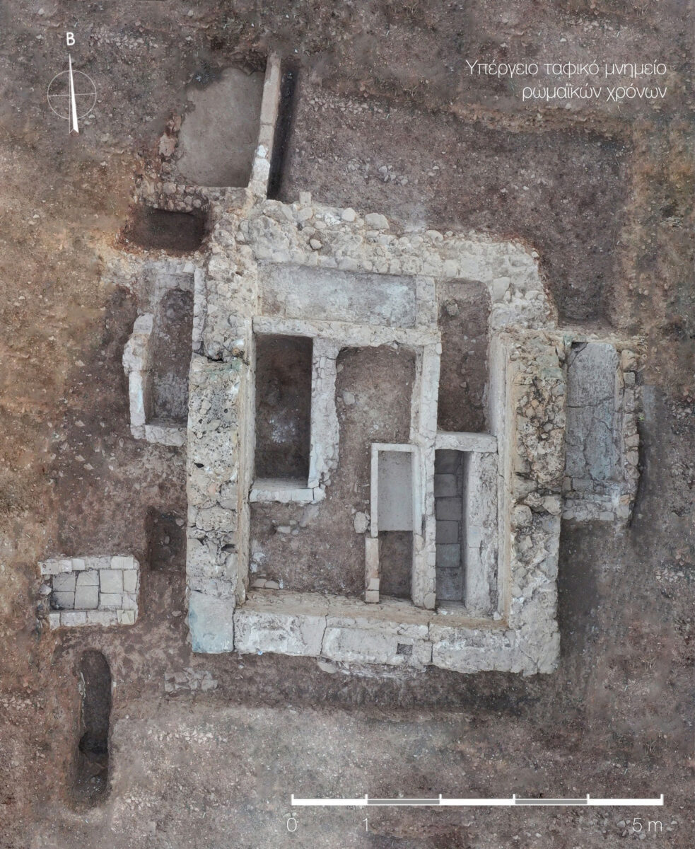 Fig. 4. Systematic archaeological research of ancient Tenea, 2022. Image source: Ministry of Culture and Sports.