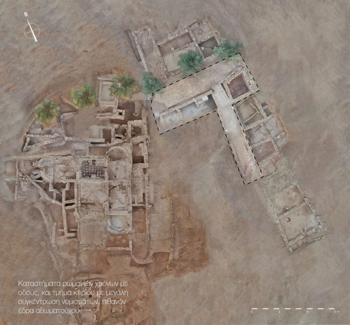 Fig. 5. Systematic archaeological research of ancient Tenea, 2022. Image source: Ministry of Culture and Sports.