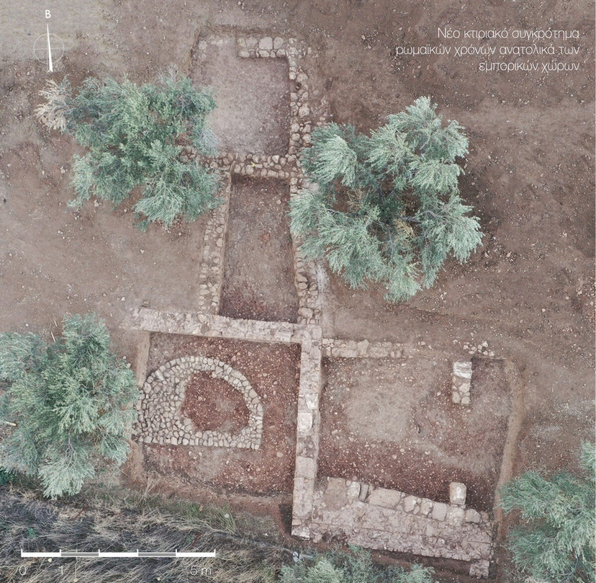 Fig. 6. Systematic archaeological research of ancient Tenea, 2022. Image source: Ministry of Culture and Sports.