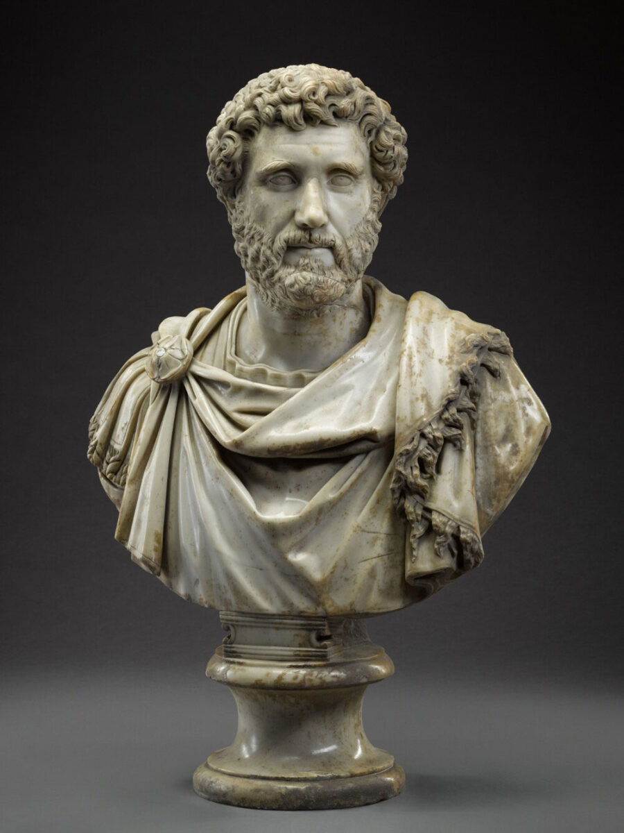 Portrait bust of Emperor Antoninus Pius, circa AD 140. Image courtesy of Sotheby’s.