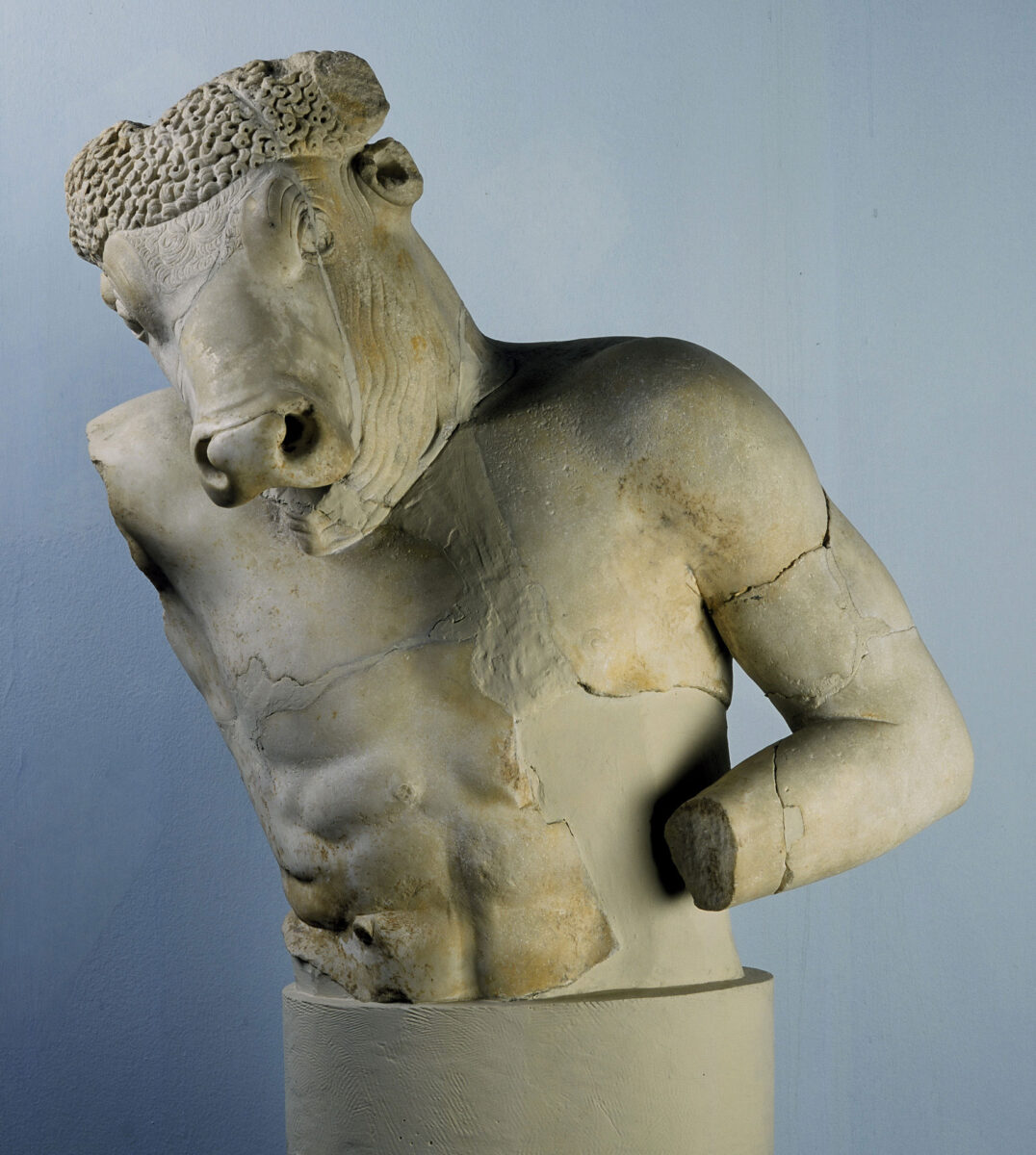 Marble sculpture of the Minotaur, 1-300 CE, National Archaeological Museum, Athens © Hellenic Ministry of Culture and Sports / Hellenic Organization of Cultural Resources Development