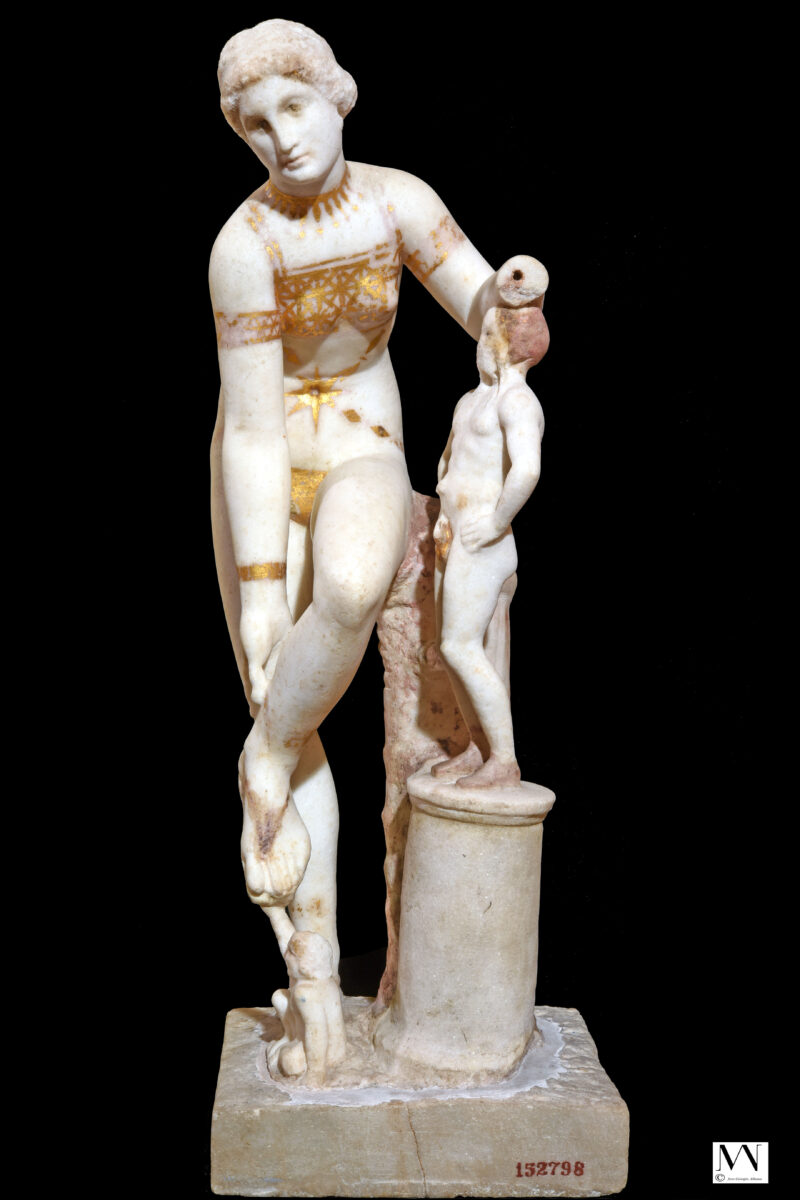 Venus in a gold bikini. National Archaeological Museum of Naples.