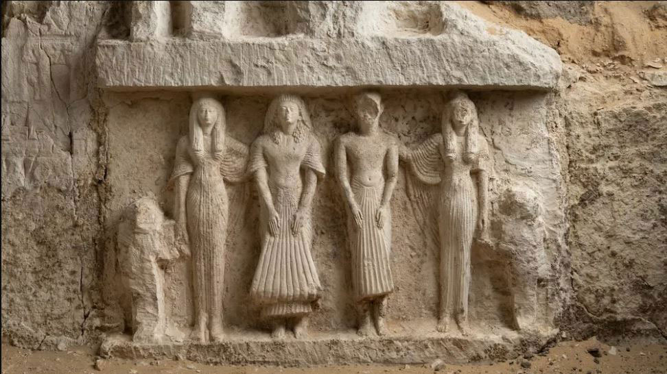 This is the largest relief found at the tomb of Panehsy in Saqqara. (Image credit: © Leiden Turin Expedition to Saqqara)