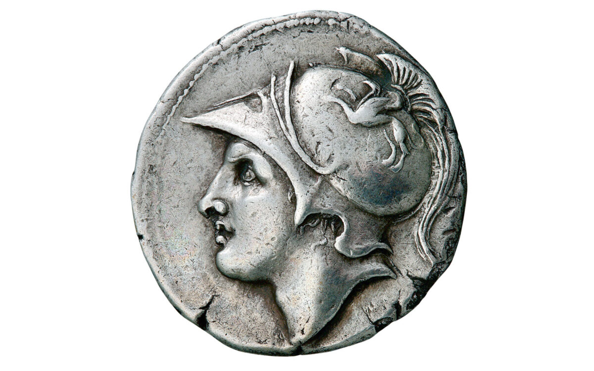 Achilles. Silver stater of Phyrros of Epirus, 279–274 BC.
