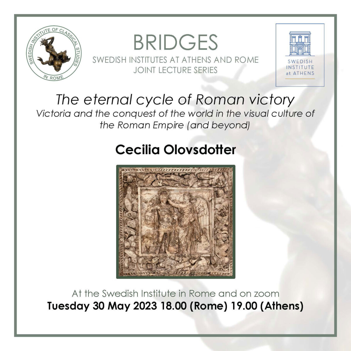 Invitation to the lecture. 