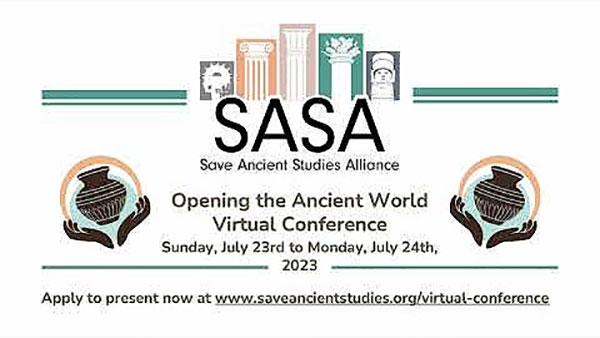 SASA Opening the Ancient World 2023 Virtual Conference