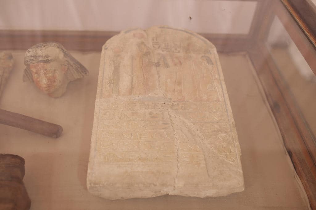 Stela from Saqqara, 2023. Source: MoTA Egypt.