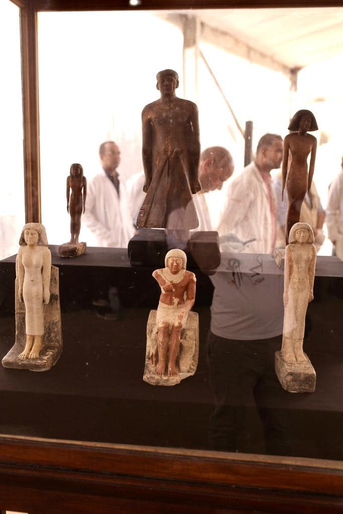 Portable finds from Saqqara, 2023. Source: MoTA Egypt.