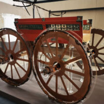 Reconstruction of the ceremonial chariot from Civita Giuliana