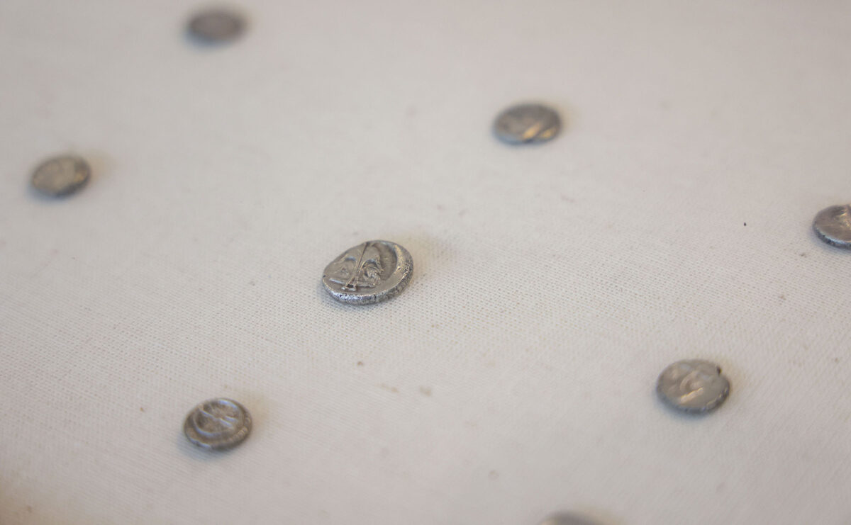 The artifacts included 51 ancient Greek coins that U.S. Customs and Border Protection (CBP) intercepted via four separate examinations of merchandise entering the United States.