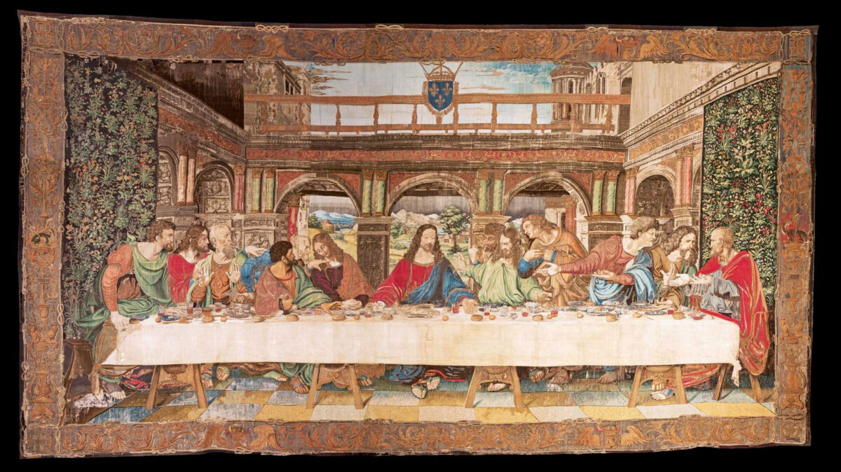 The Last Supper tapestry. Photo: The Palace of Venaria.