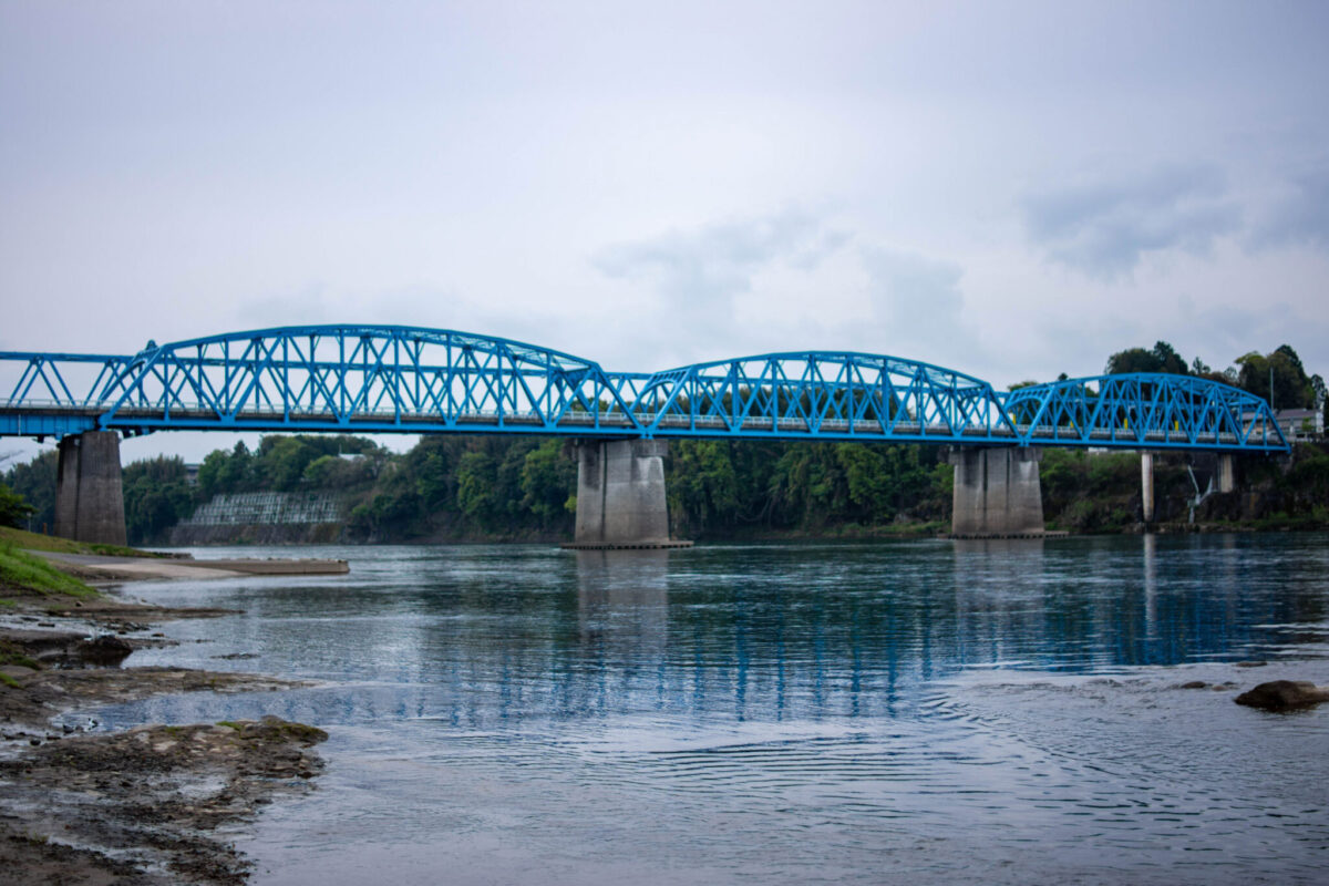 A well-preserved fossilized forest from the late Miocene epoch was found in Japan, near the Ota bridge on the Kiso river. (Photo: Toshihiro Yamada)
