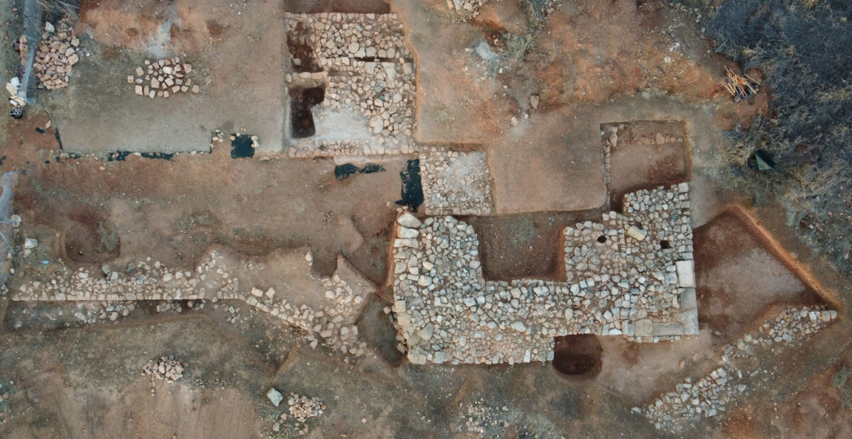 Fig. 1. General view of the excavations at Kouklia-Marchello. 