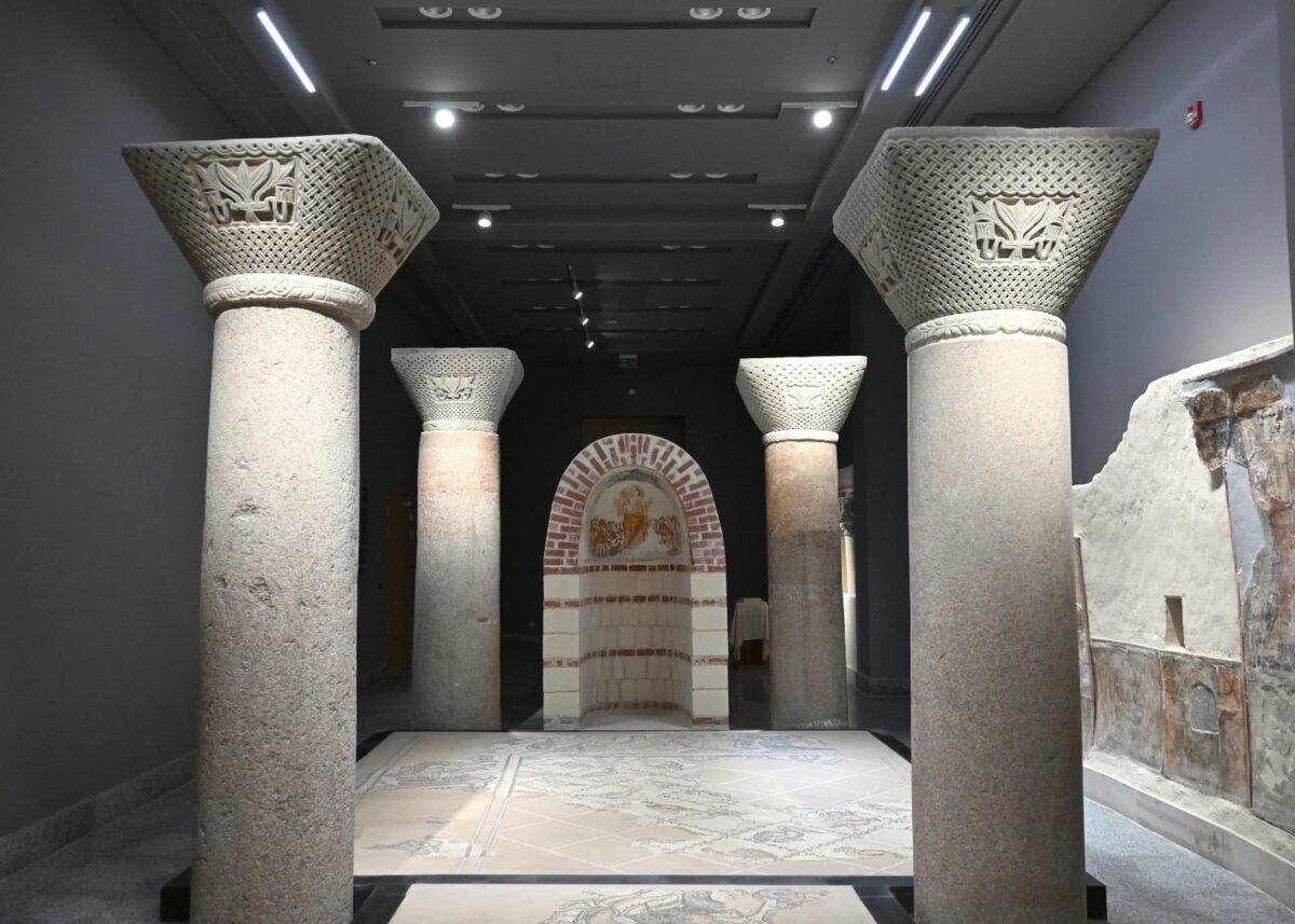 Spaces in the renovated Greco-Roman Museum of Alexandria. Source: MoTA Egypt.
