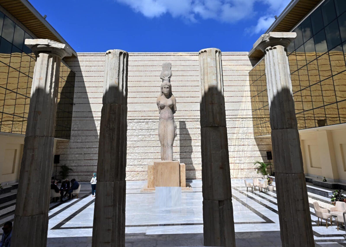 Spaces in the renovated Greco-Roman Museum of Alexandria. Source: MoTA Egypt.