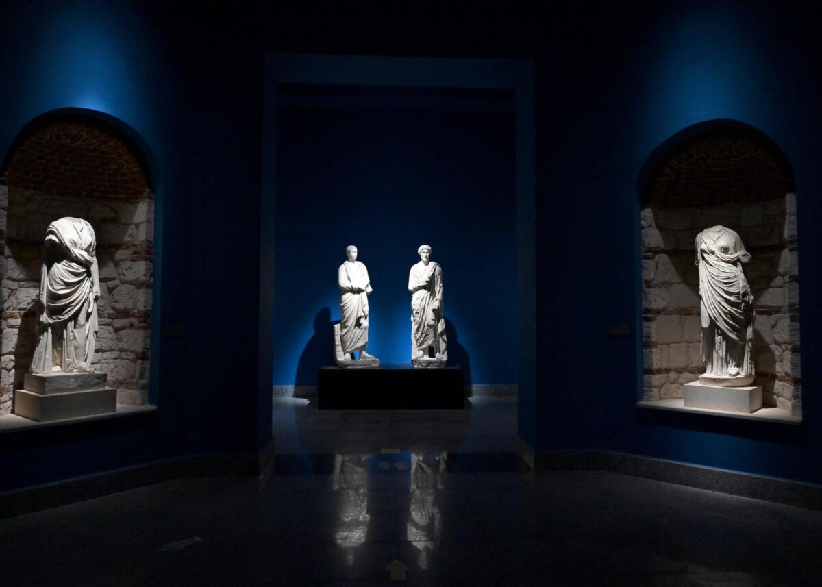 Spaces in the renovated Greco-Roman Museum of Alexandria. Source: MoTA Egypt.