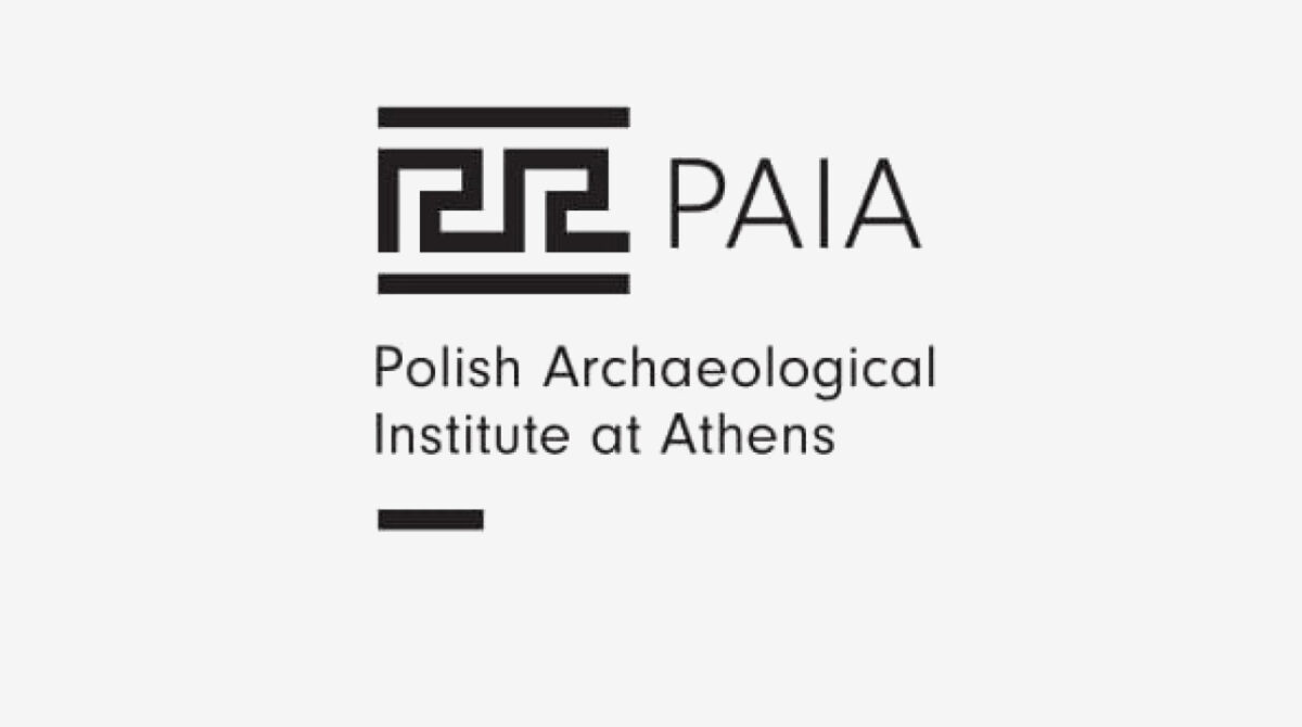 Logo of the Polish Archaeological Institute of Athens. 