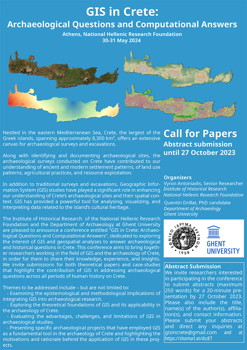 GIS in Crete: Archaeological Questions and Computational Answers