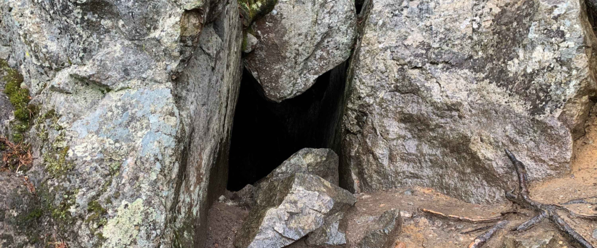 The national park of Koli in eastern Finland is home to a famous, 34-metre-long crevice cave known as Pirunkirkko, or Devil’s Church in English. Image: University of Eastern Finland