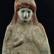 A stunning female bust in the Archaeological Museum of Amphipolis