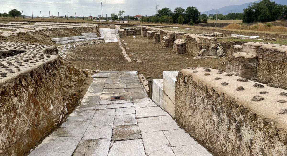 Access to the theatre from the south-east. Image credit: University of Cambridge