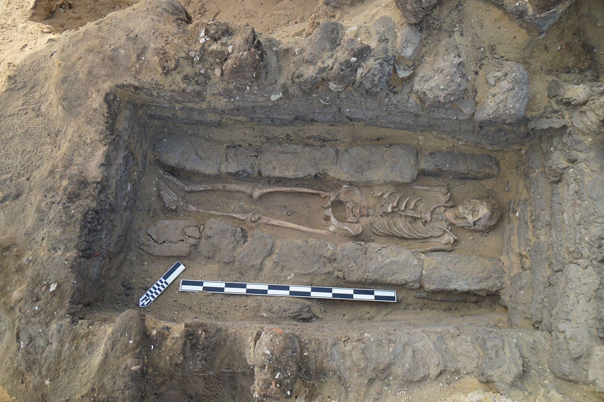 Burial discovered in Saqqara, 2024. Source: MoTA Egypt.