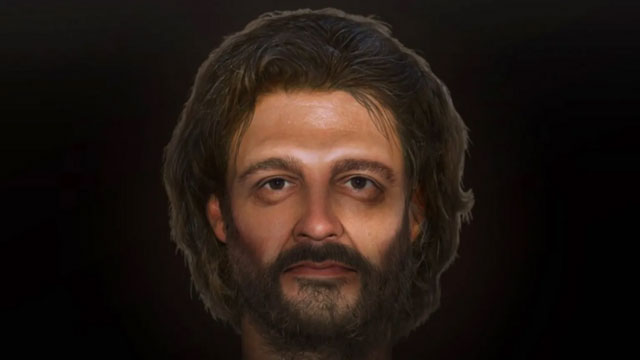 The victim's face was reconstructed by forensic artist Joe Mullins. Credit: Impossible Factual/BBC