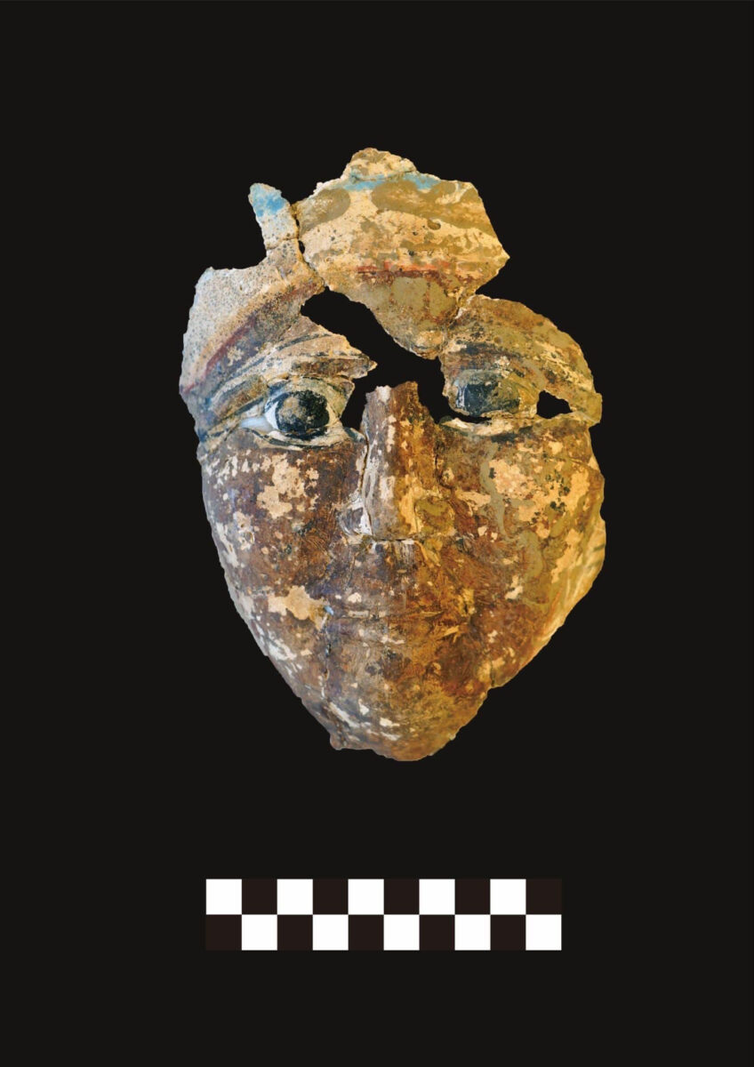 Funerary mask from Saqqara, 2024. Source: MoTA Egypt.