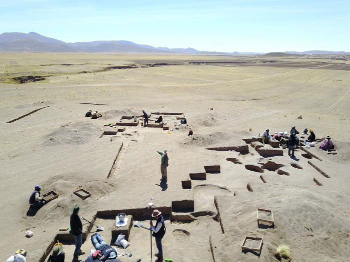 The Wilamaya Patjxa archeological site in Peru produced human remains showing that the diets of early people of the Andes were primarily composed of plant materials. (Randy Haas Photo)