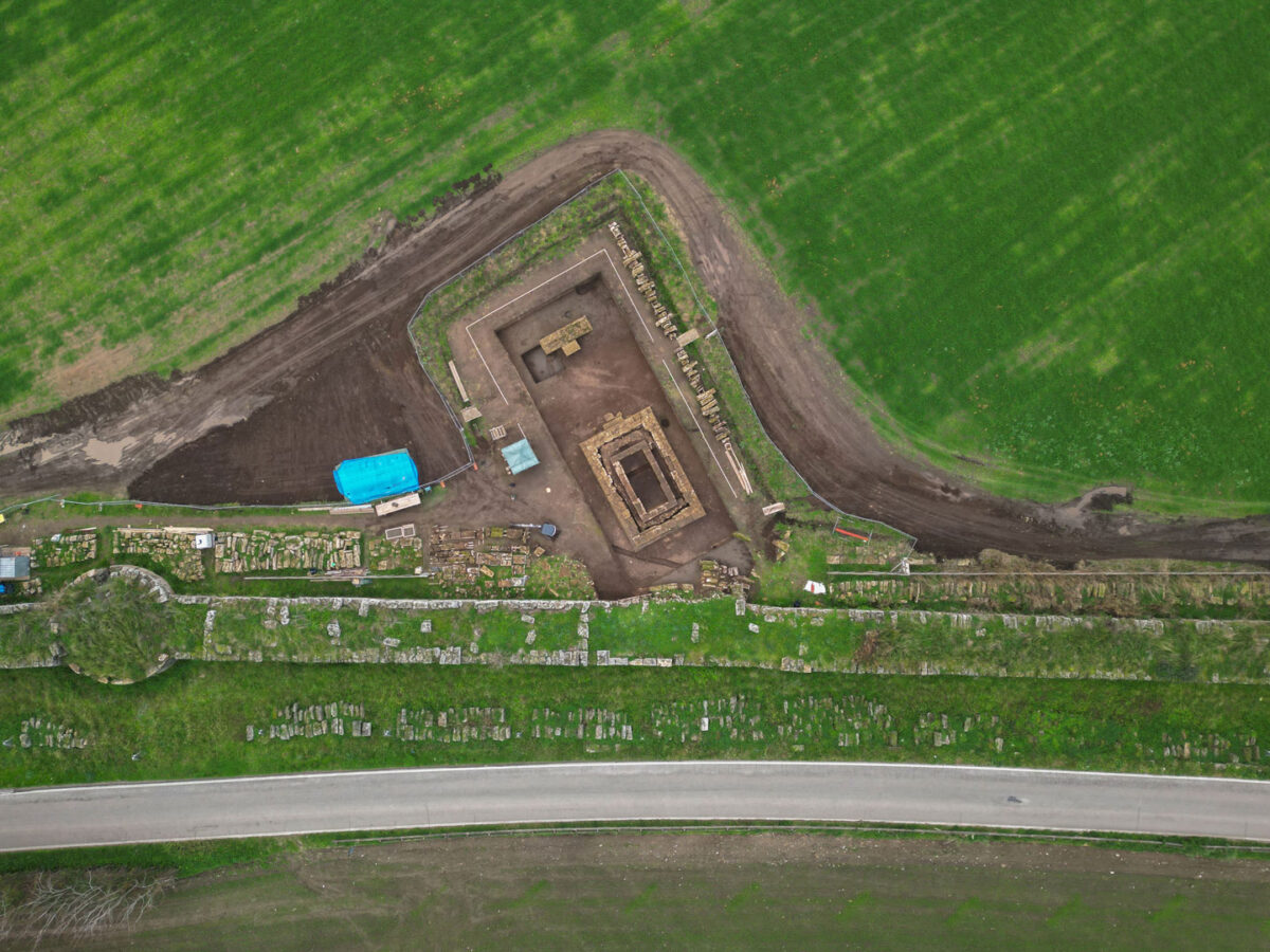 Paestum-Poseidonia finds. Credit: Italian Ministry of Culture.