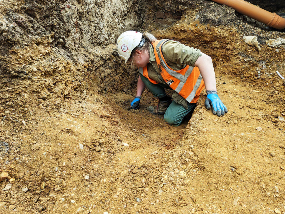 The excavations were undertaken as part of the National Gallery’s 'NG200: Welcome', a redevelopment project forming part of the Gallery’s Bicentenary celebrations. Image: Image © Archaeology South-East/UCL