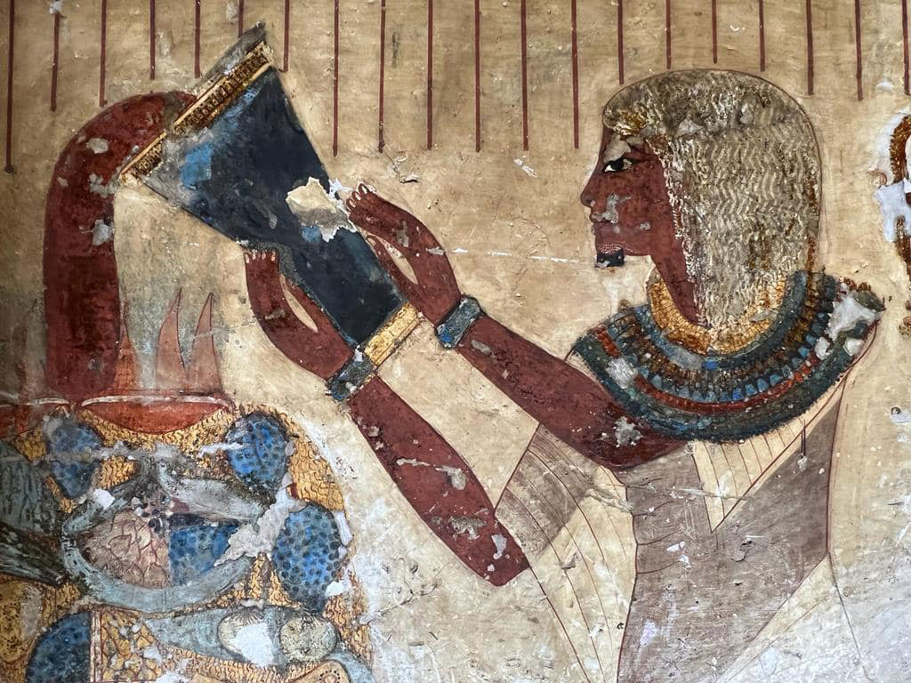 Details from the tomb of Neferhotep. Source: MoTA Egypt.