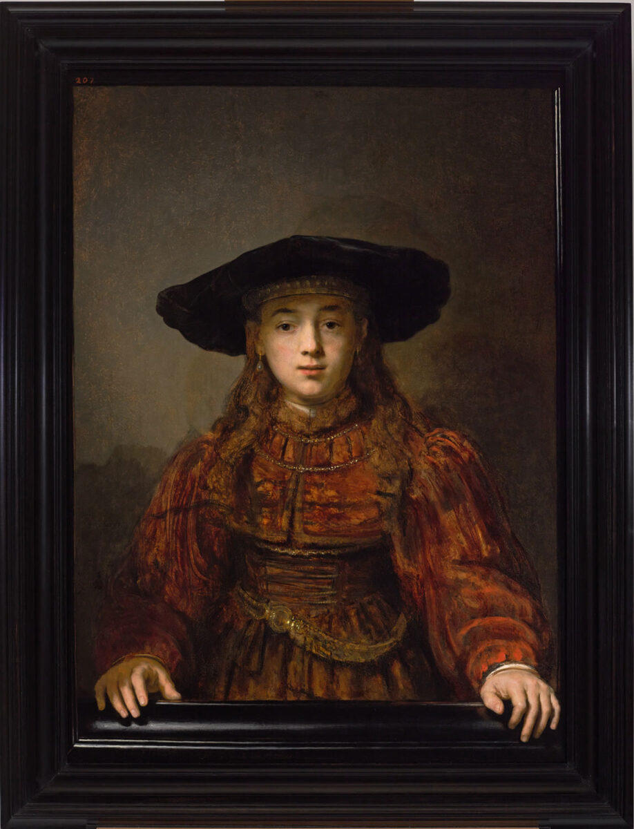 Rembrandt van Rijn, Girl in a Picture Frame, inv. no. ZKW/3906
© The Royal Castle in Warsaw – Museum, photo: Andrzej Ring, Lech Sandzewicz