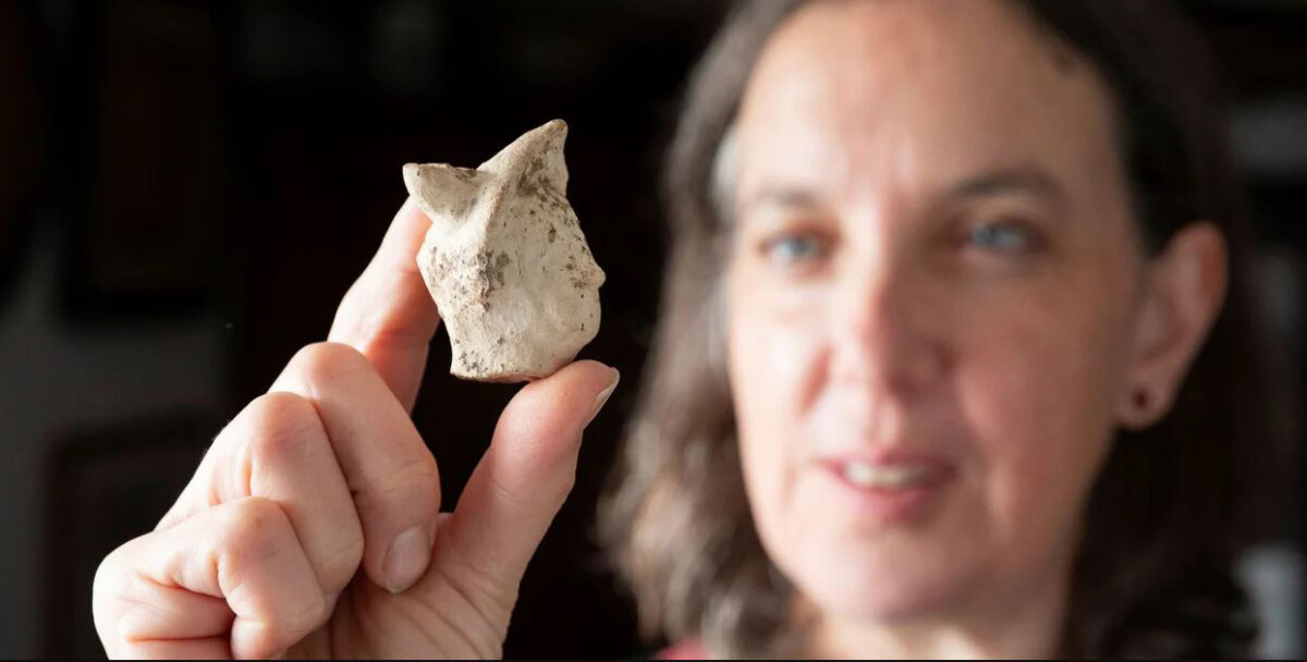 A Roman head of the God Mercury has been found at Smallhythe in Kent | © National Trust Images - James Dobson