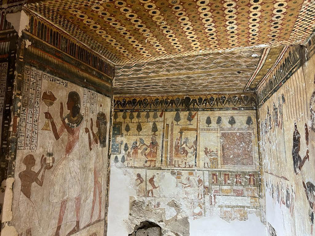 Details from the tomb of Neferhotep. Source: MoTA Egypt.