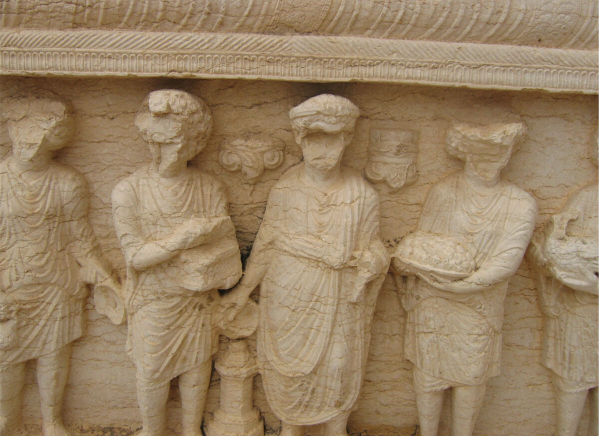 Roman art, Syria. Reliefs of sacrifice. Palmyra Archaeological Museum, Tadmor. ©A. Kubiak-Schneider  