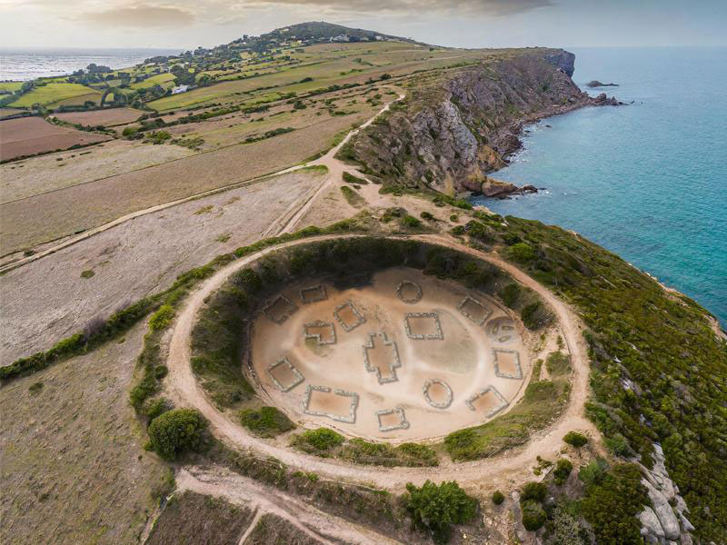The remains of a village unearthed