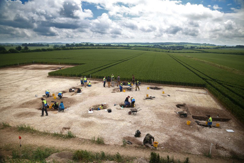 Victim of human sacrifice in Iron Age Dorset