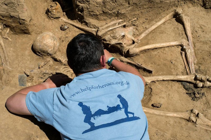Using archaeology for recovery from trauma