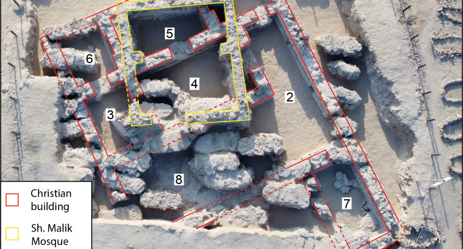 Archaeologists discover the first Christian building in Bahrain