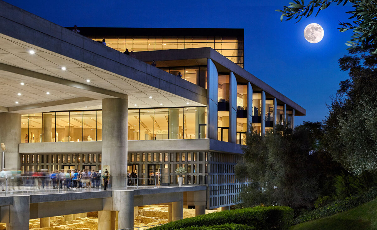 August Fool Moon at the Acropolis Museum