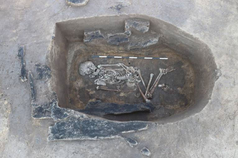 The first pit-grave culture discovered in Slovakia