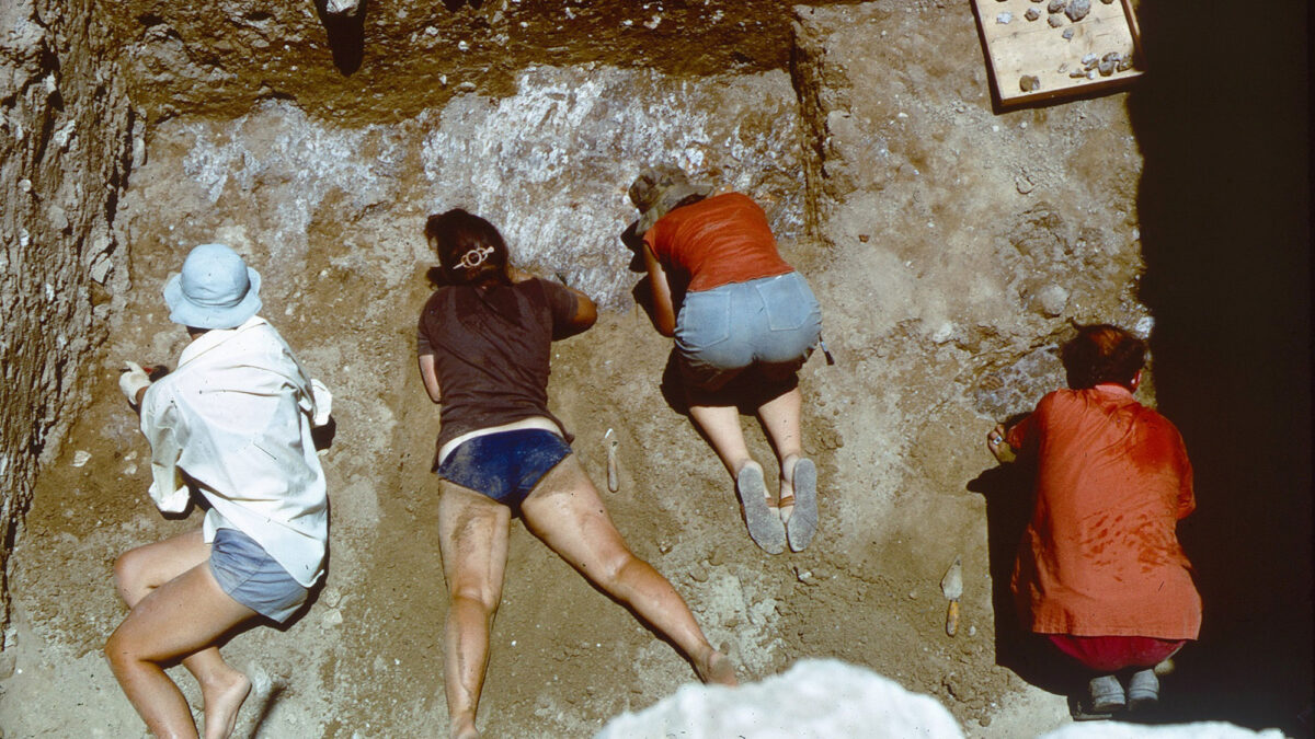 Excavation at Ayios Epiktitos. 