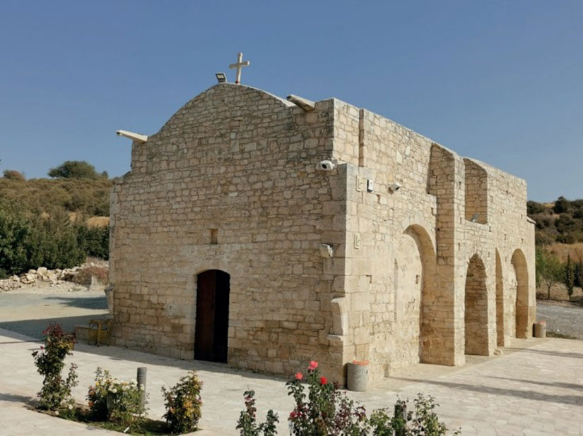 Excavation at the Panagia Karmiotissa site, Kato Ptolemidia
