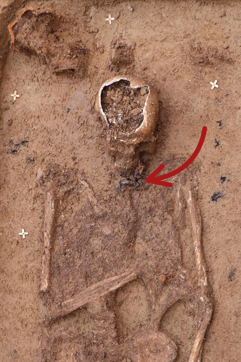 Detail of Tomb 134. Copyright : Denkmalamt Stadt Frankfurt am Main. Photo : Michael Obst.