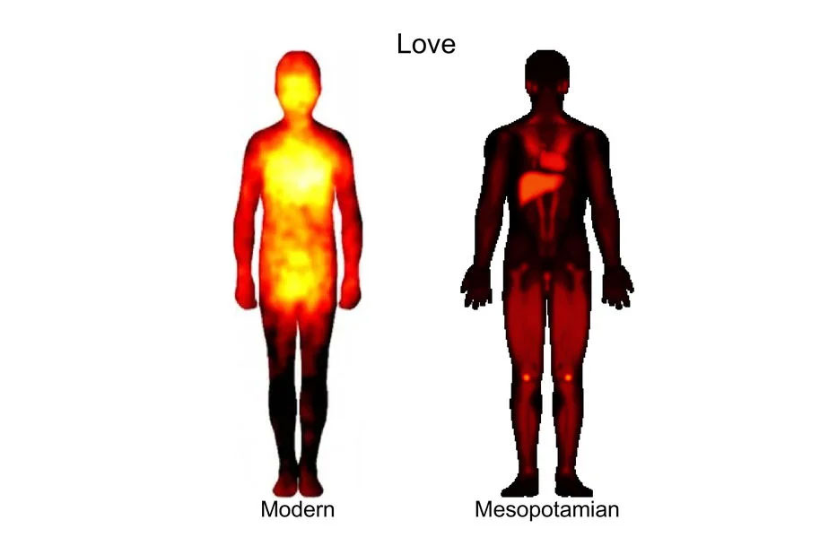 We might feel love in our fingertips –– but did the Ancient Mesopotamians?