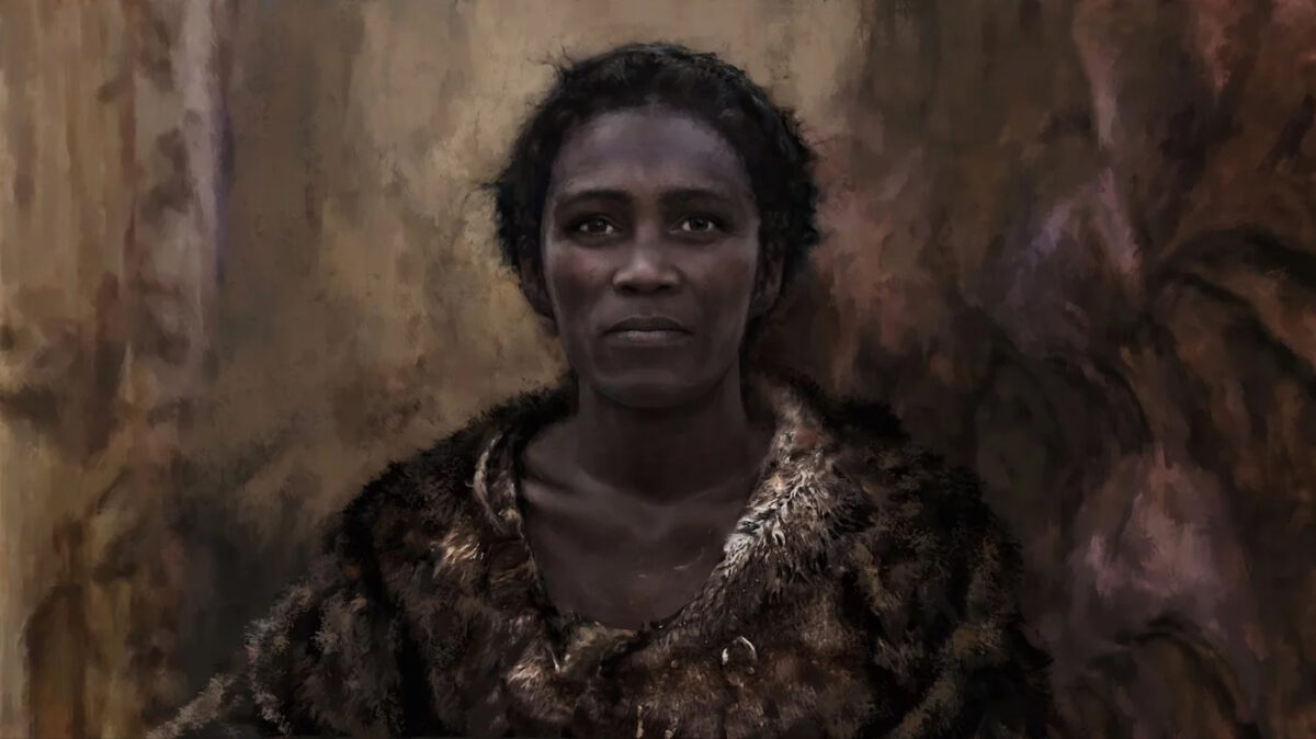 Illustration of Zlatý kůň, who belonged to the same population as the Ranis individuals and was closely related to two of them.

© Tom Björklund for Max Planck Institute for Evolutionary Anthropology