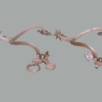 Pair of copper spurs, 2nd half of 14th c.