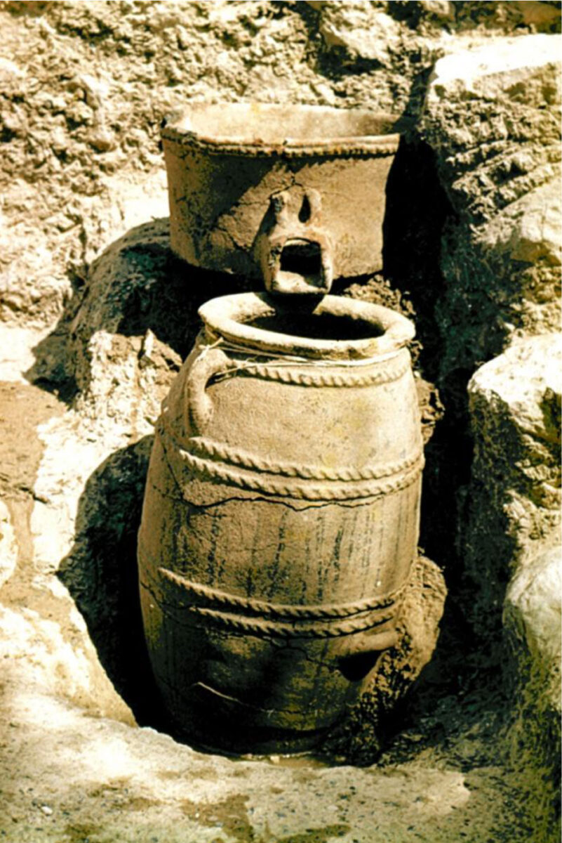 Zakros Palace. Wine press.